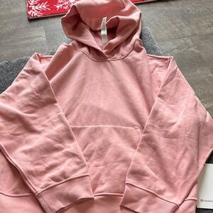 Lululemon Steady State Women's Cozy Pink Hoodie Sweatshirt tea rose